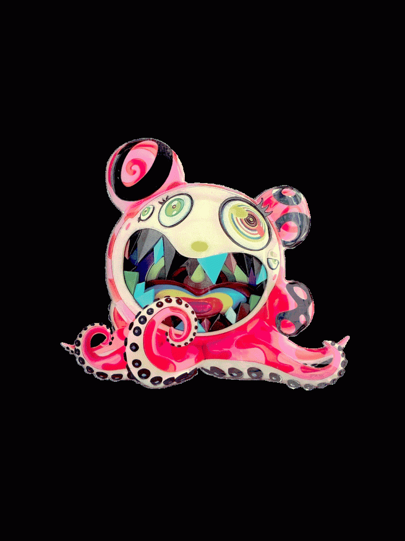 Murakami 3D Single DOBtopus Hover anim