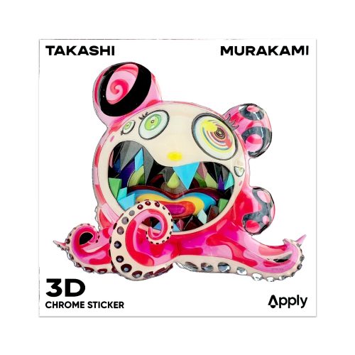 Murakami 3D Single DOBtopus Sticker