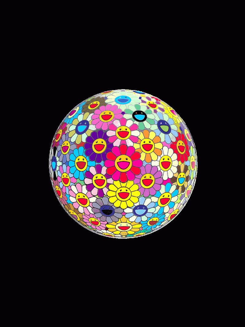 Murakami 3D Single FlowerBall Hover Anim