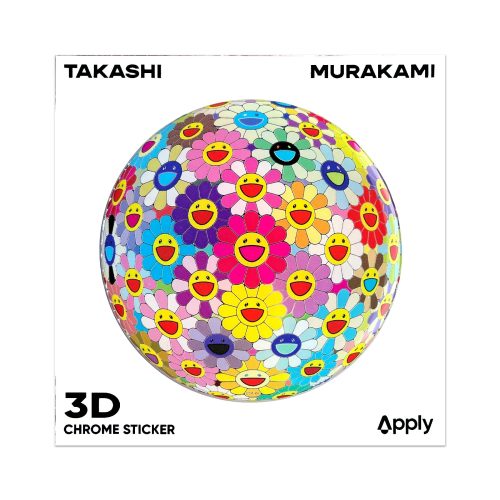 Murakami 3D Single FlowerBall Sticker