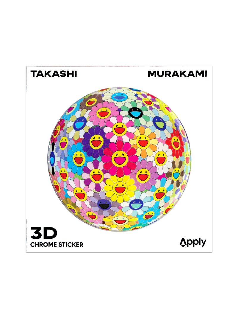 Murakami 3D Single FlowerBall Sticker