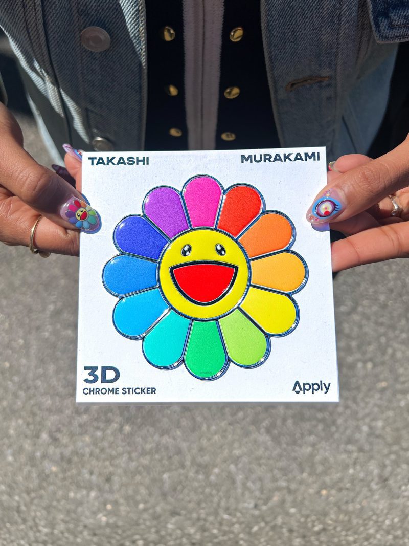 Murakami 3D Single RainbowFlower Editorial