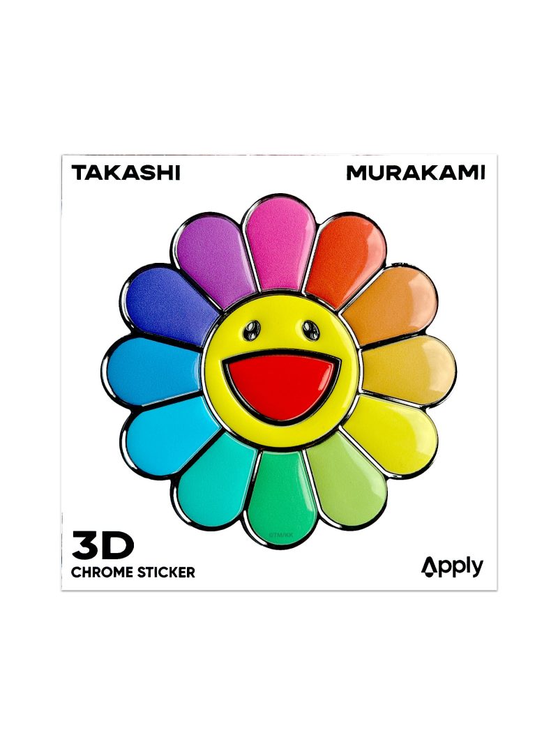 Murakami 3D Single RainbowFlower Sticker