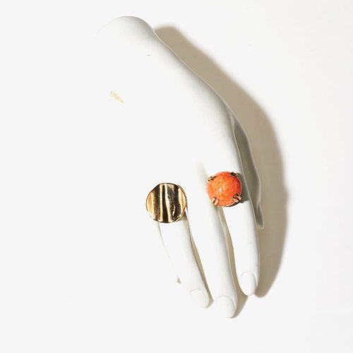 gemini ring coral