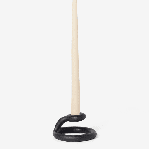 sin uni candlestick in matte bla